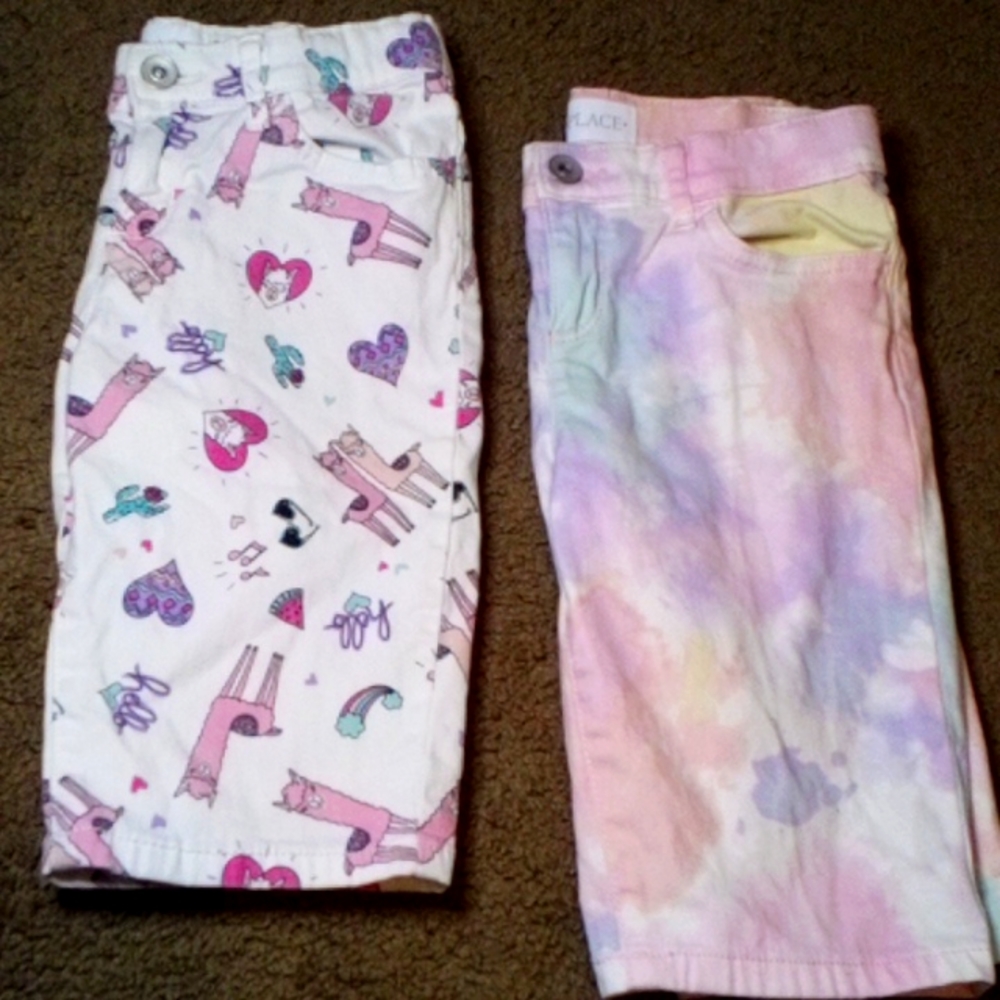 💙EUC Girls cute pastel shorts bundle 🩷
